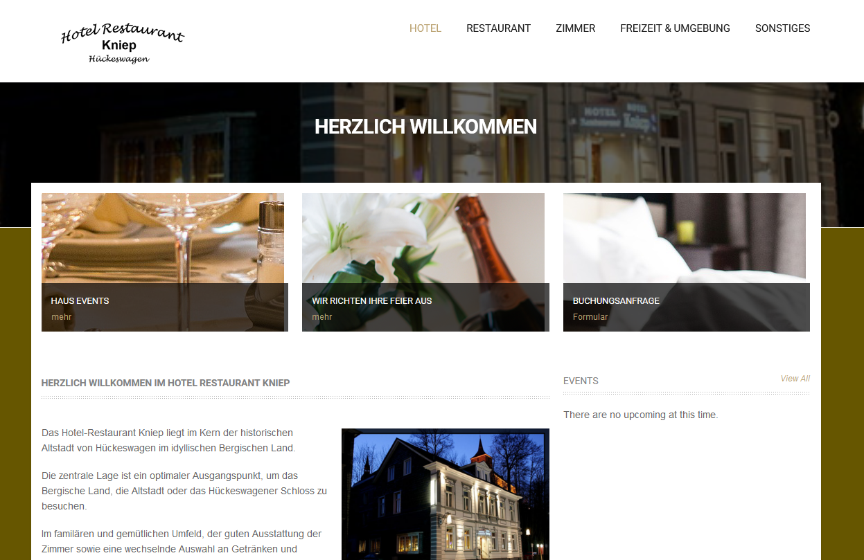 Screenshot: Hotel-Kniep Website